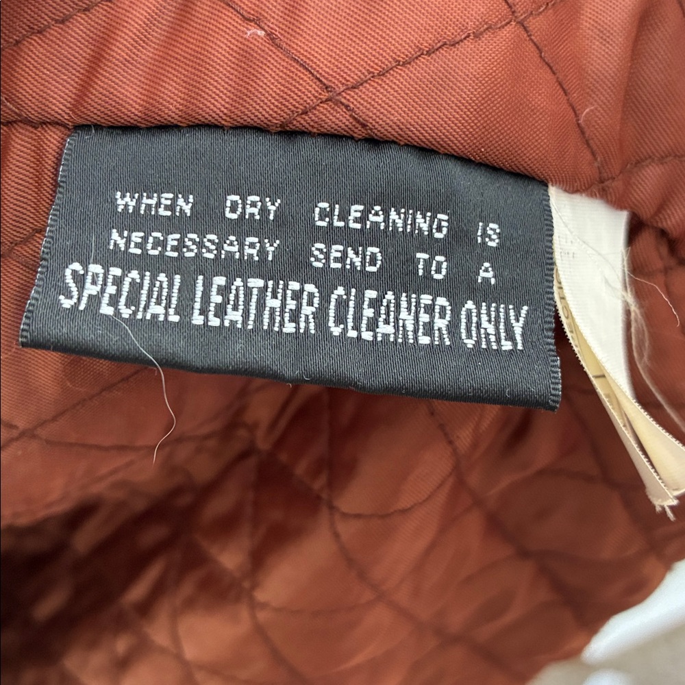 Barn Jacket Wilsons Vintage Adventure Bound Cognac Genuine Leather Suede - Picture 10 of 14